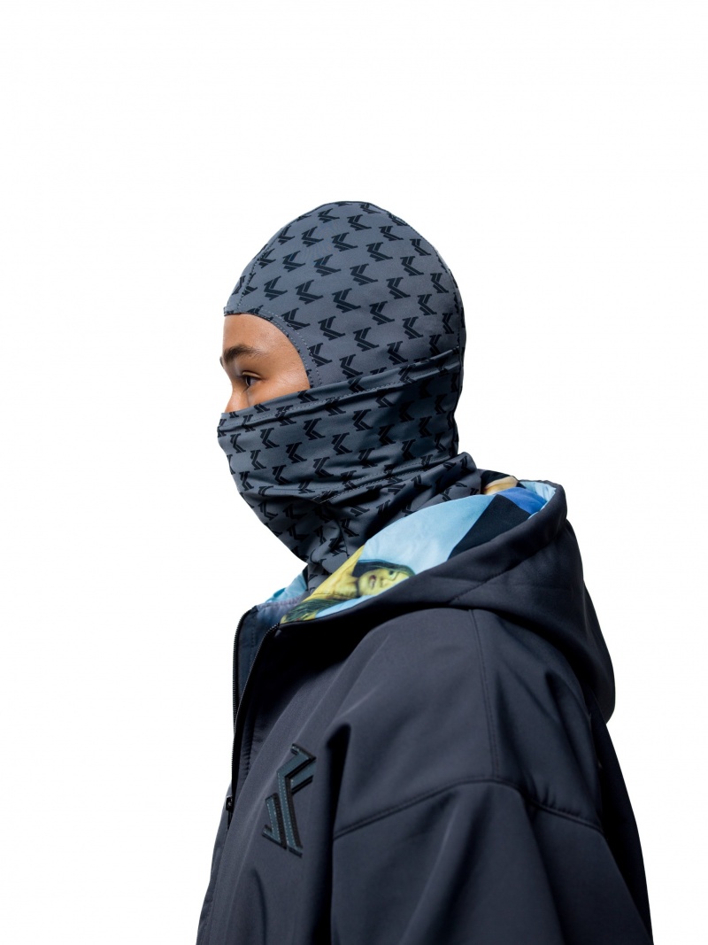 Pasamontaña Karl Kani Knock Knock Hombre Gris Negras | 4hQPnKHbXLM