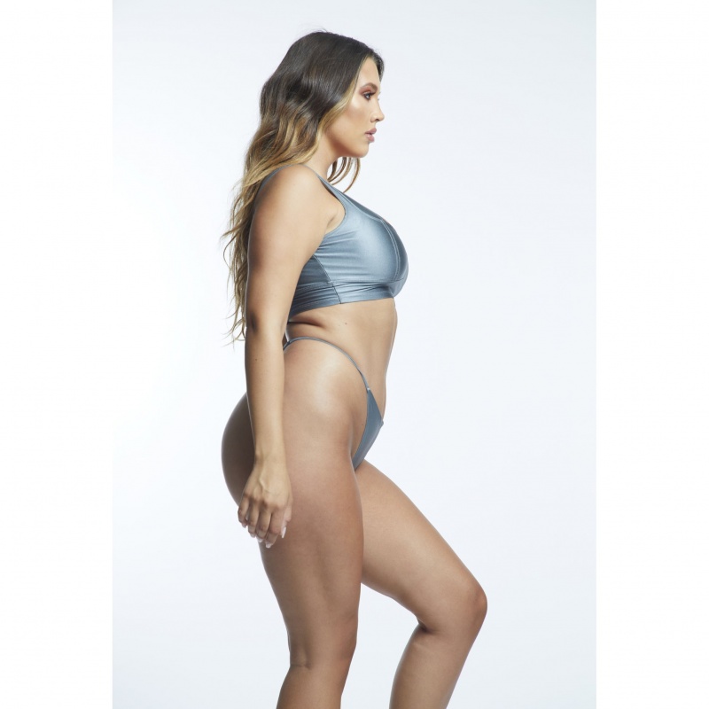 Tops Karl Kani Gemini Mujer Plateadas | AEiSy9zG5xm