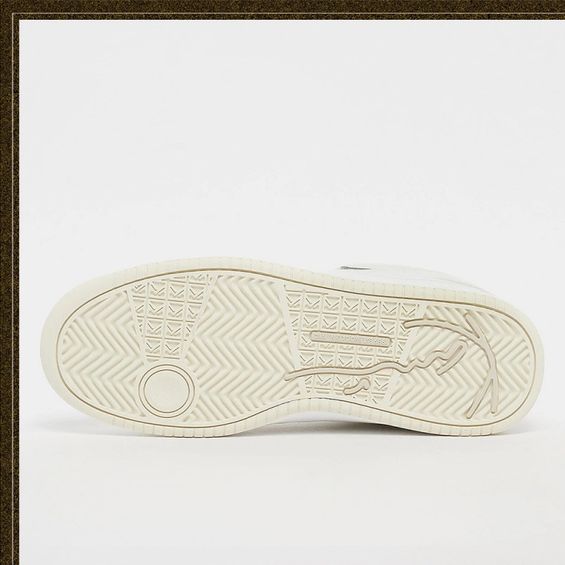 Zapatillas Karl Kani Calle Estilo Cuero Logo Hombre Blancas | khqtEoNv3Kt